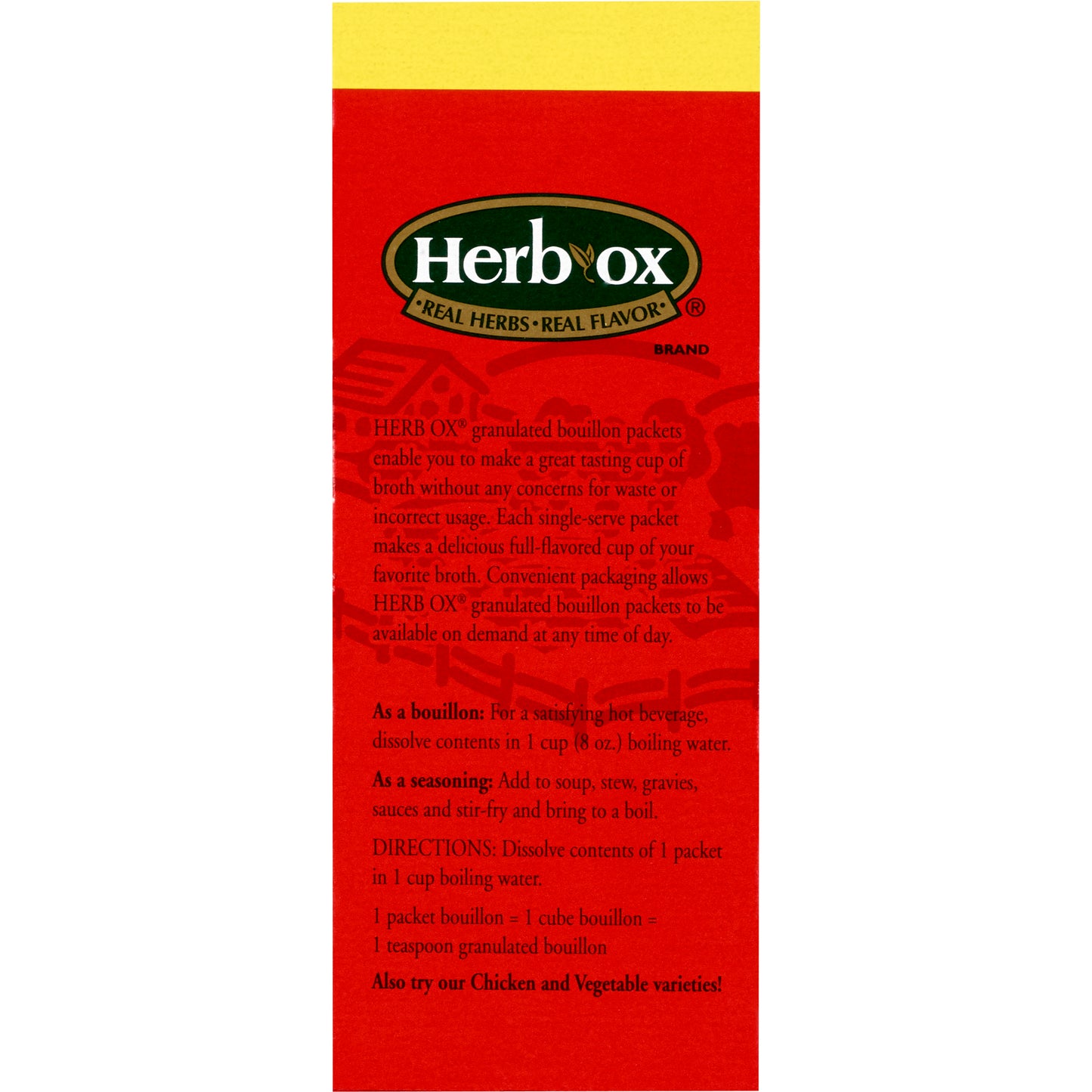 BROTH, BEEF BOUILLON SODIUM FREE HERBOX SEASON