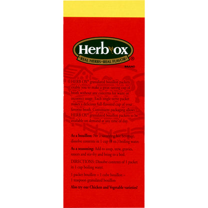 BROTH, BEEF BOUILLON SODIUM FREE HERBOX SEASON