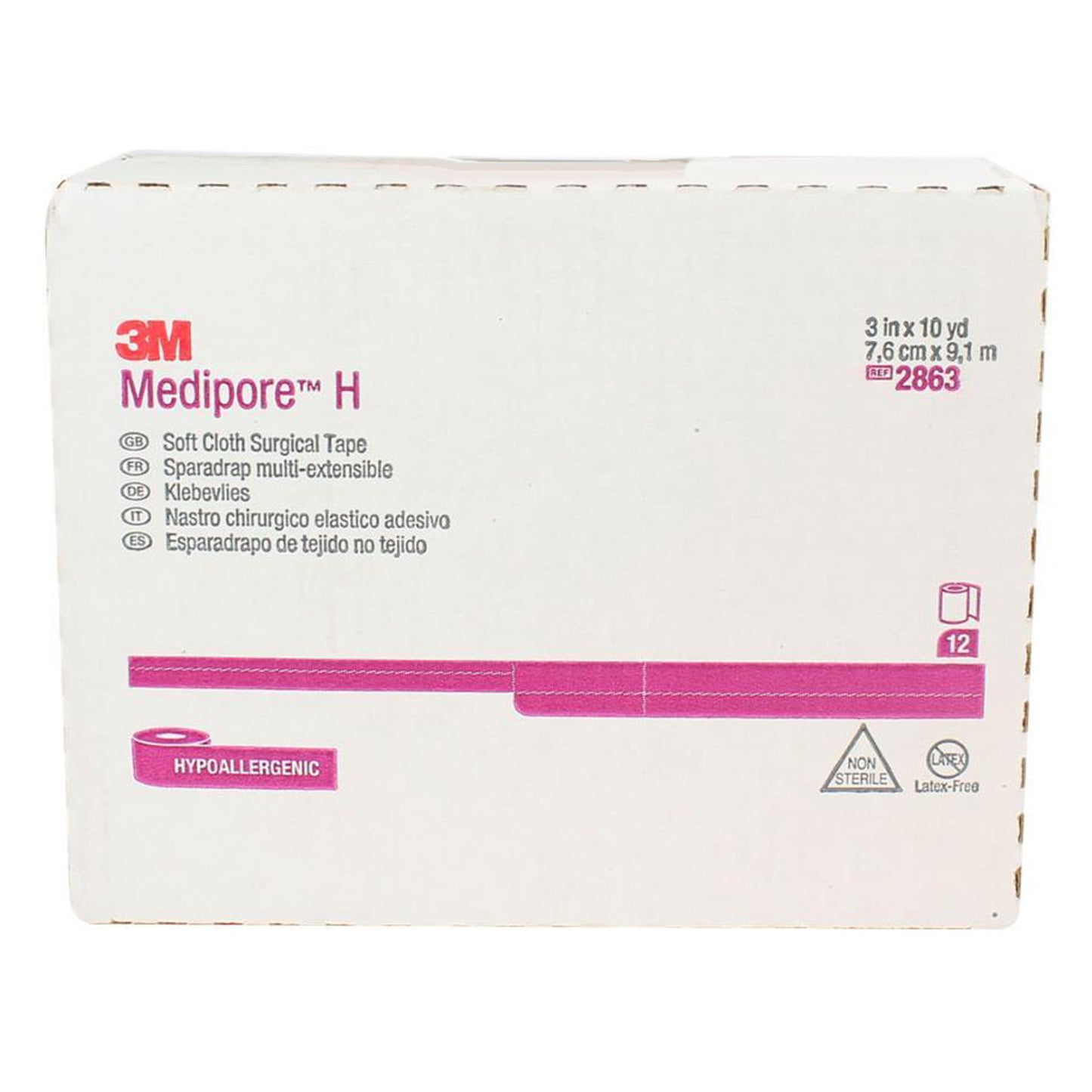 TAPE, MEDIPORE SFT CLTH 3"X10"