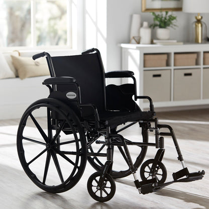 WHEELCHAIR, LTWT DDA SF 20" 300LBS
