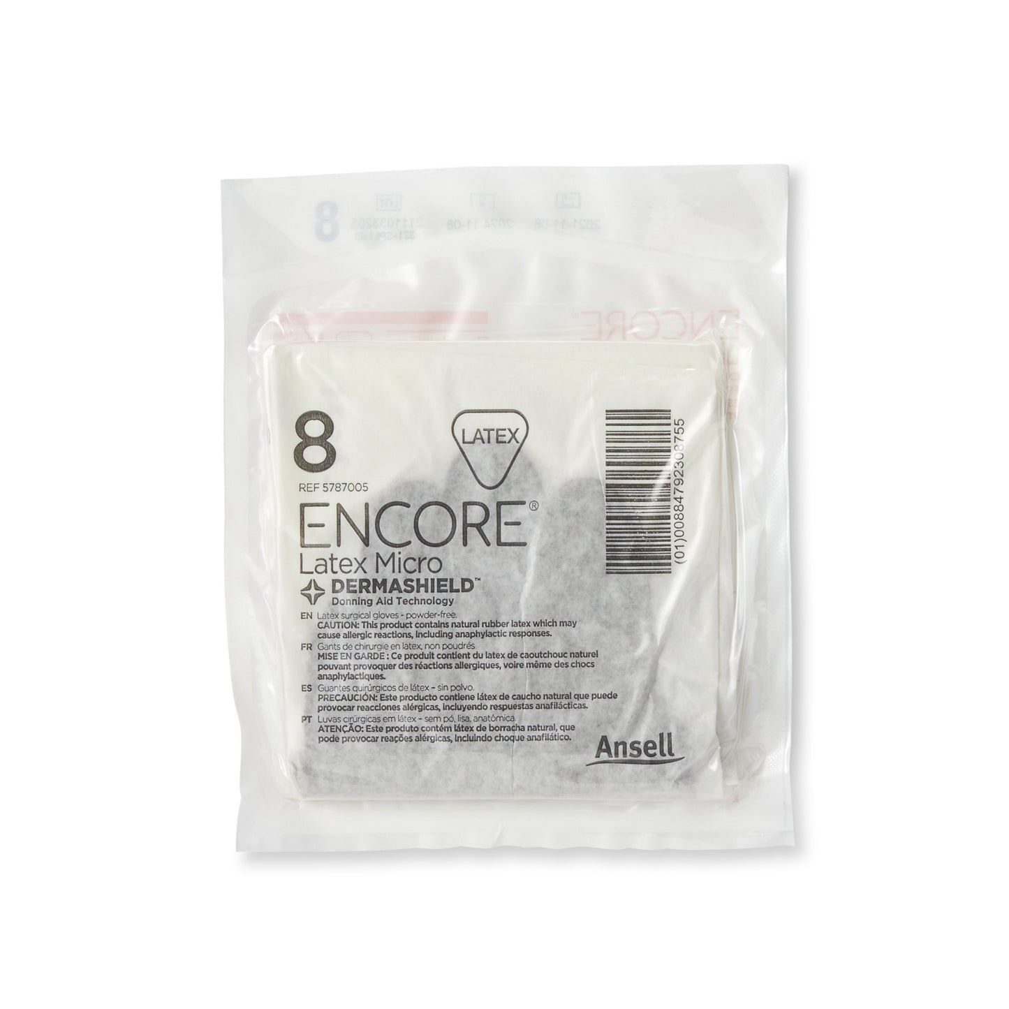 GLOVE, SURG LTX 8.0 STR2 SMTH
