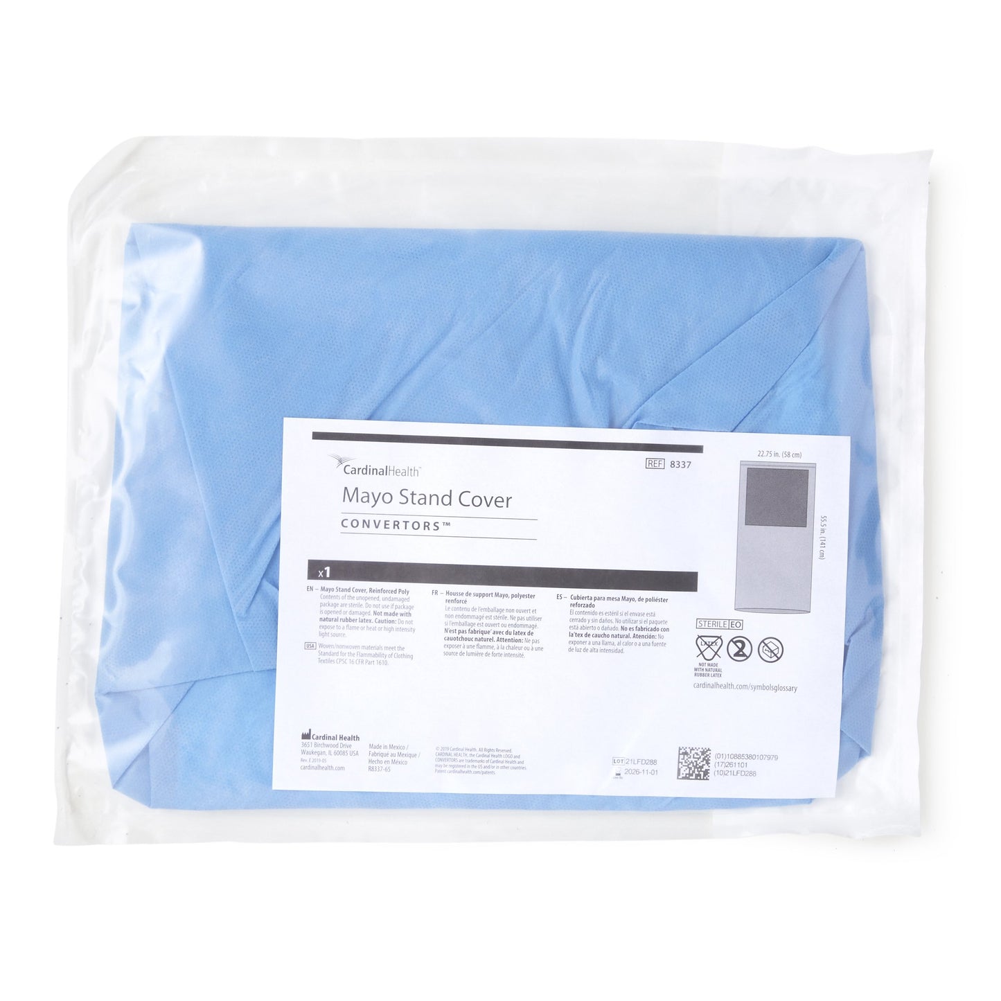 COVER, MAYO POLY 23" STD