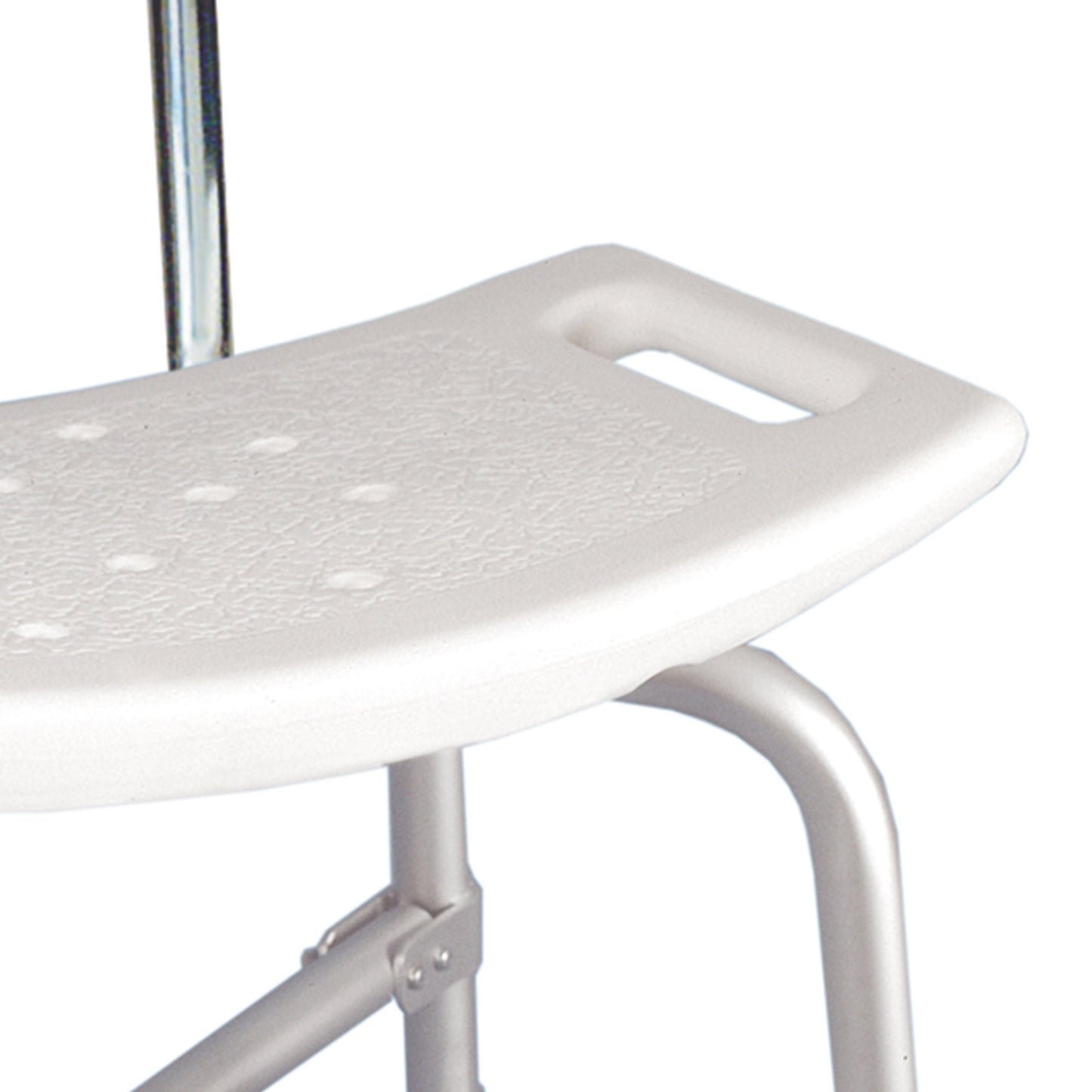 BENCH, BATH W/BACK BARIATRIC X-BRACED ALUM FRAME 500LB