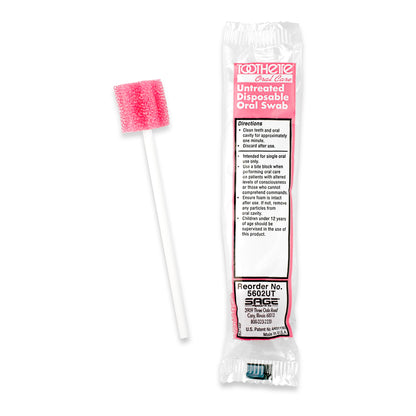 SWAB, ORAL UNTREATED SNGL PK