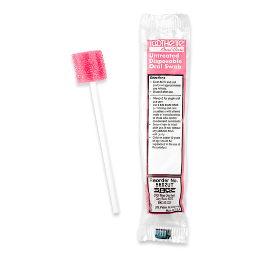 SWAB, ORAL UNTREATED SNGL PK