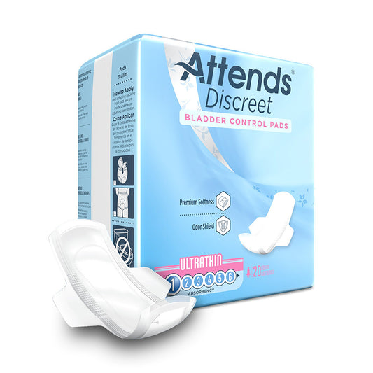PAD, BLADDER CNTRL ATTENDS DISCREET ULTRATHIN