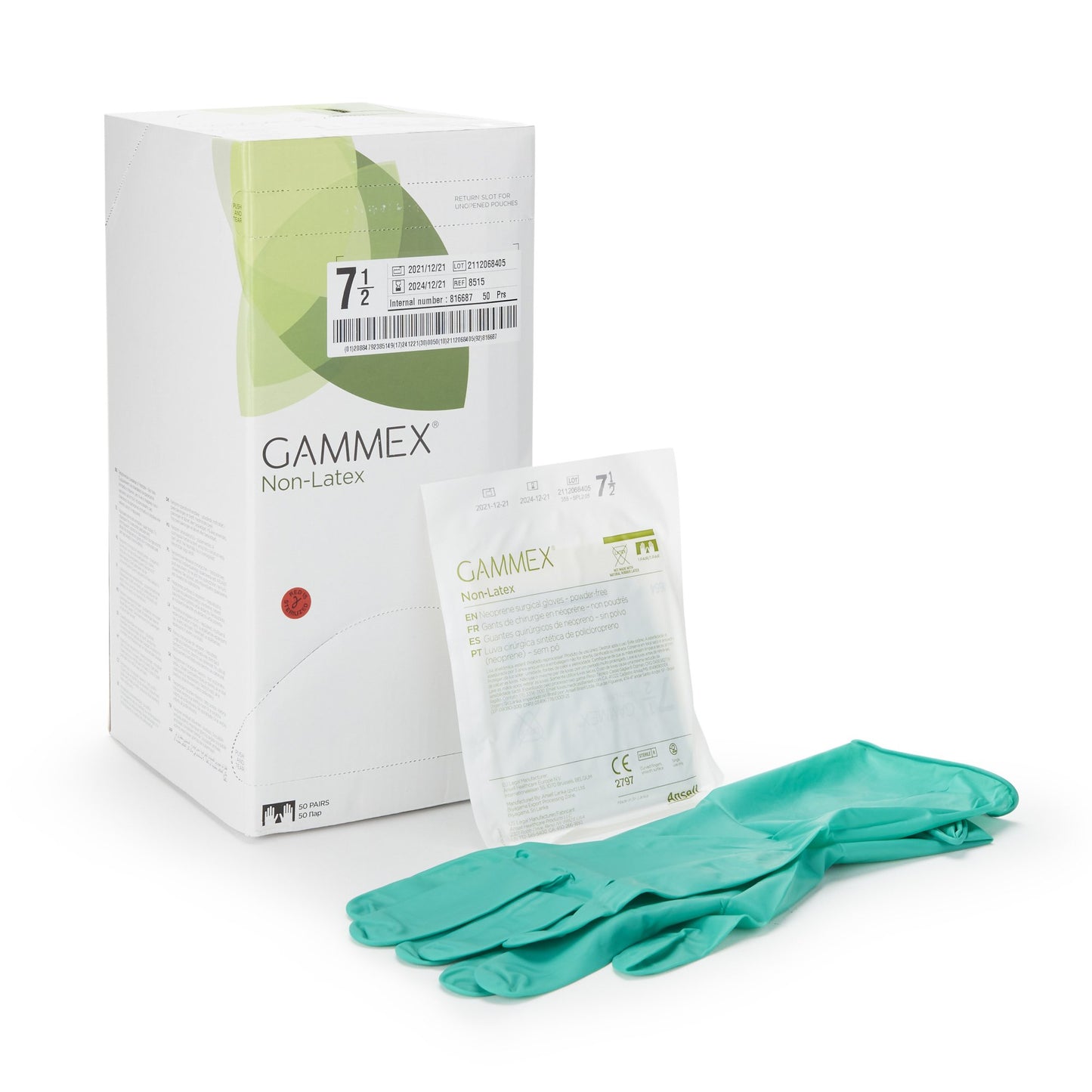 GLOVE, SURG NPRN 7.5 STR2 SMTHCHEMO