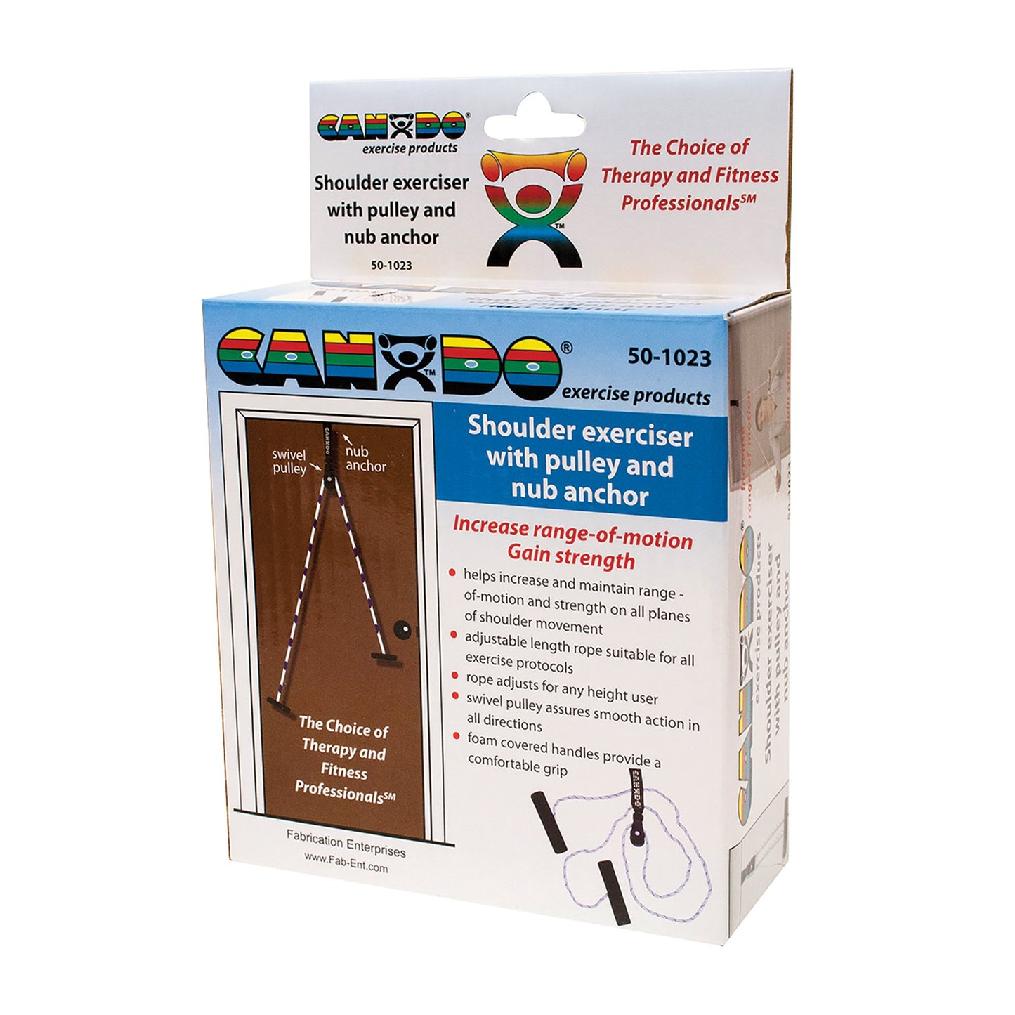 PULLEY, OVER DOOR SNGL W/STRAPFABENT