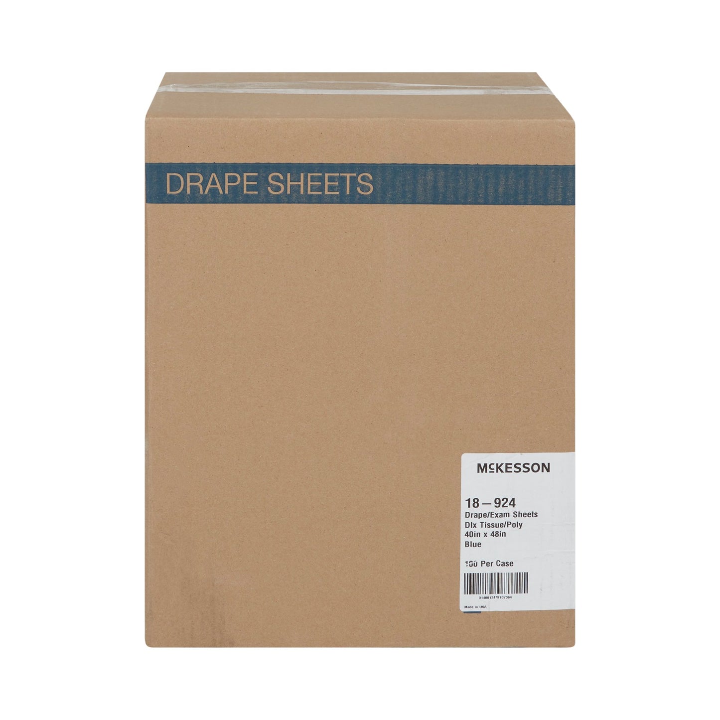 SHEET, DRAPE TISSUE/POLY BLU 40X48
