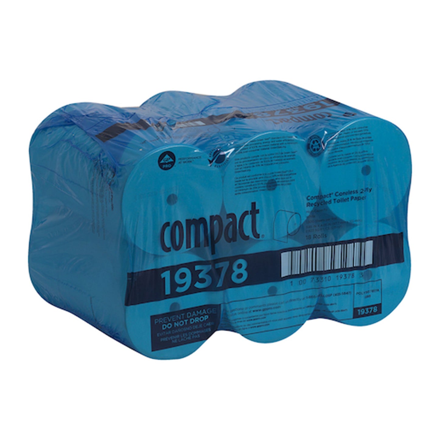 TISSUE, TOILET COMPACT CORELESS