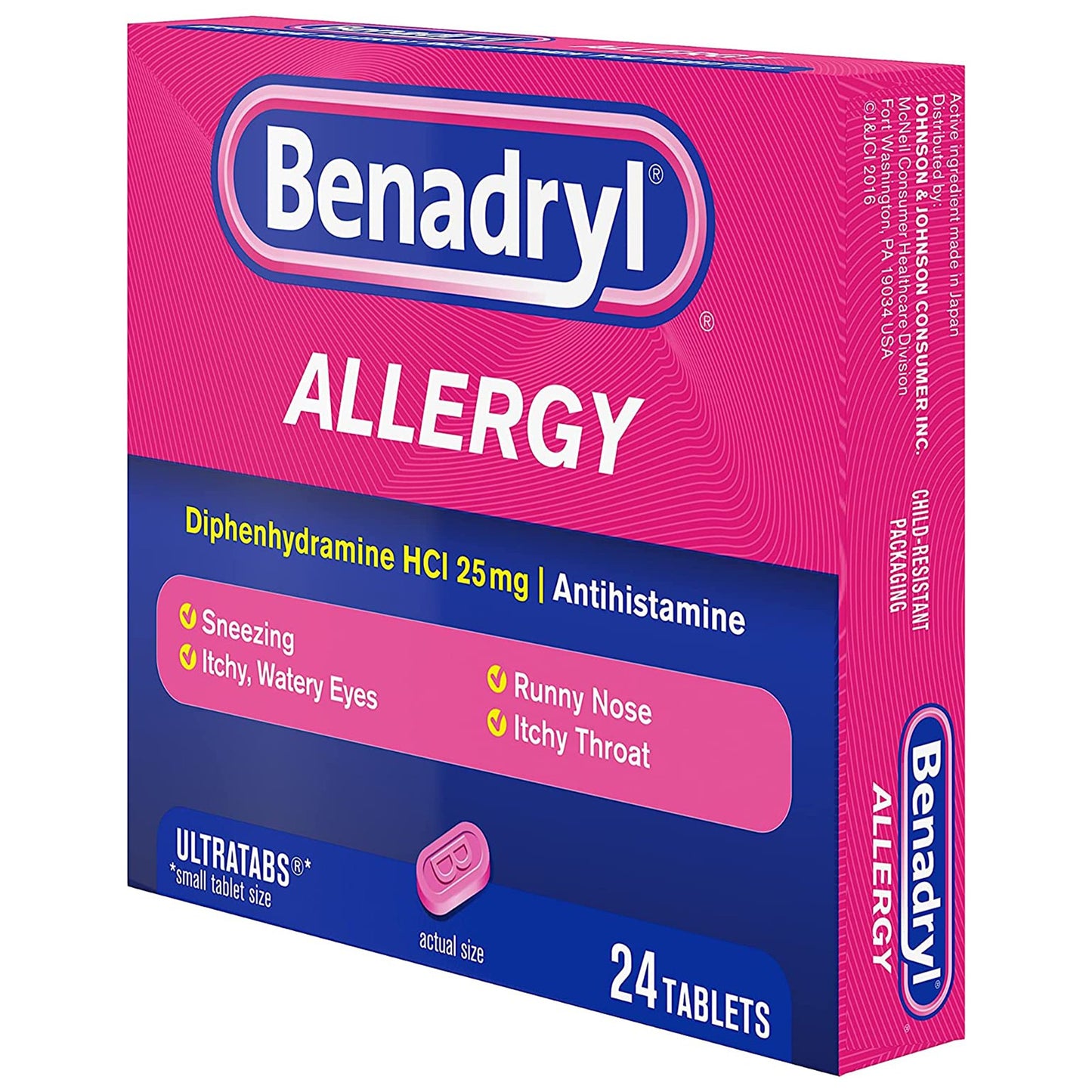 BENADRYL ULTRA, TAB 25MG