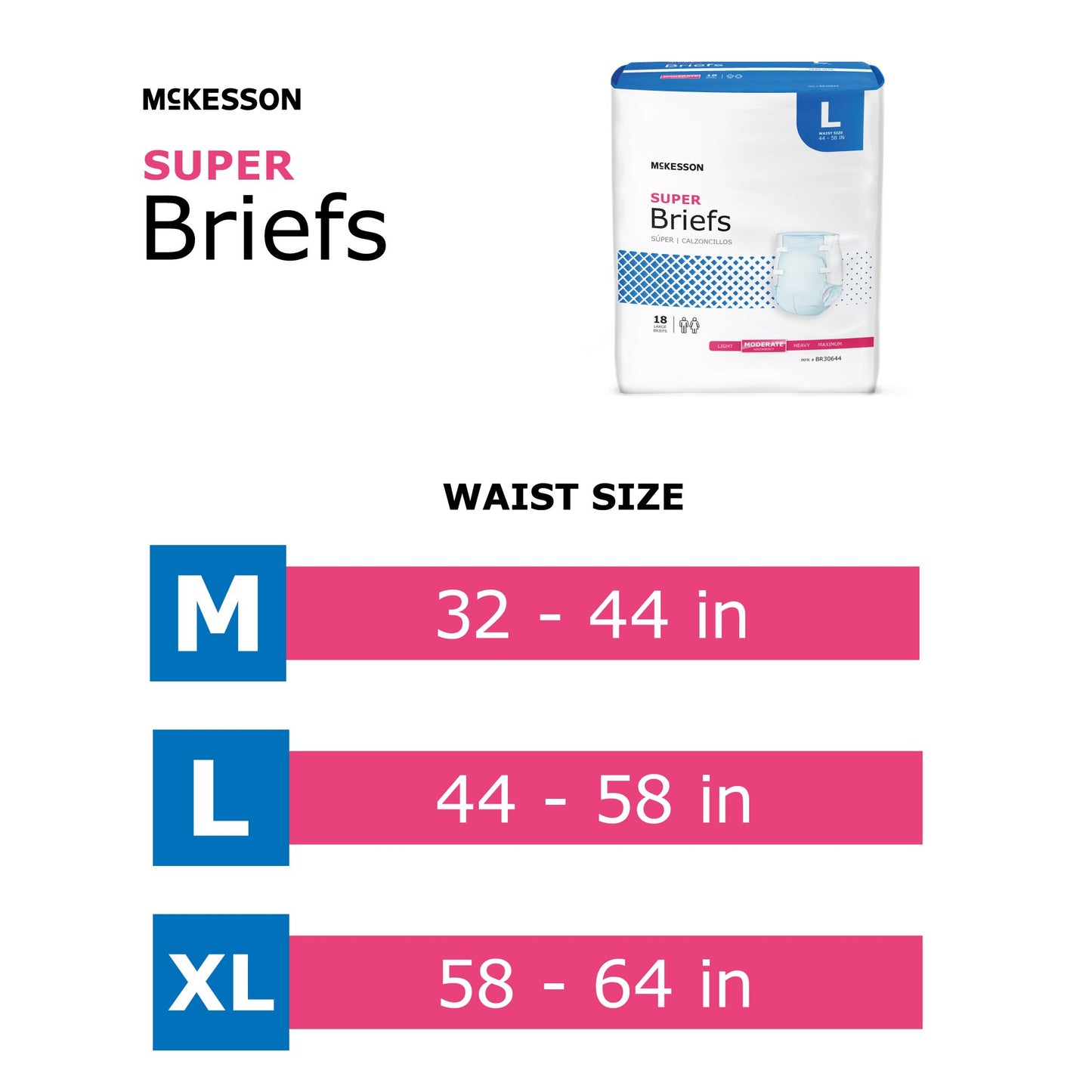 BRIEF, TAB CLSR SUPER LG 44-58