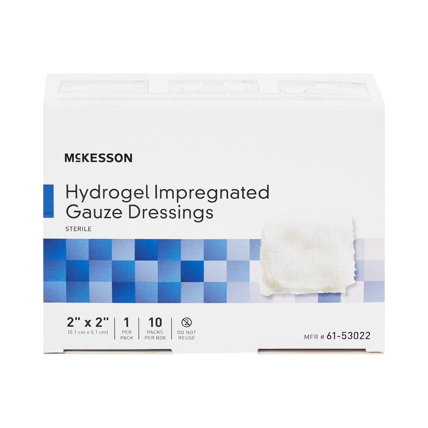 DRESSING, HYDROGEL IMPREG GAUZE 2"X2"