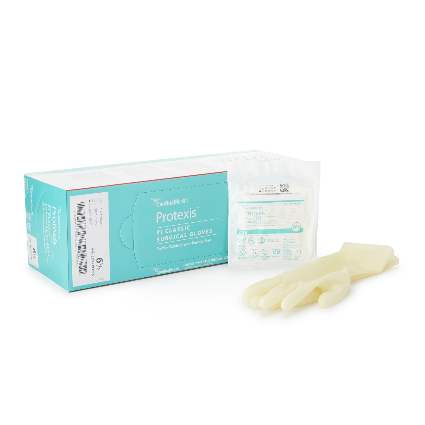 GLOVE, SURG PLYISO 6.5 STR2 SMTH