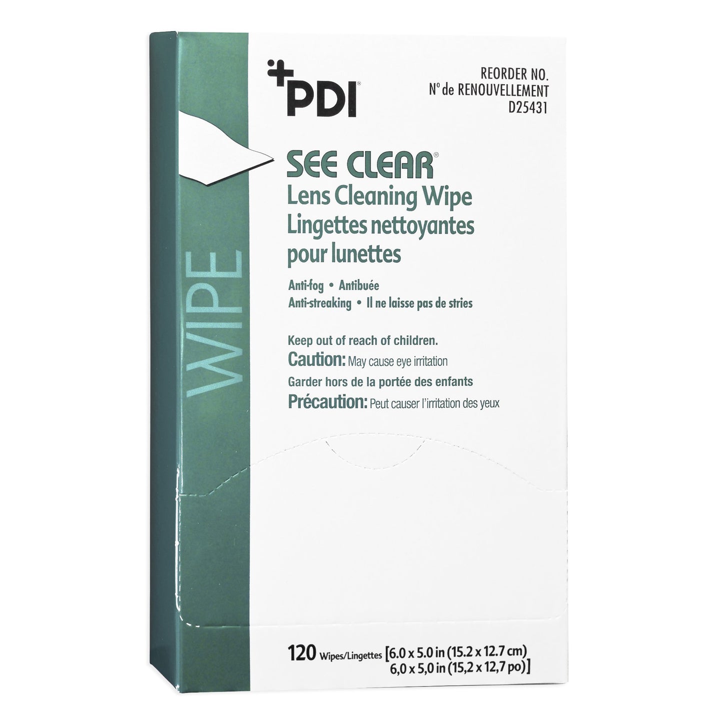 WIPE, EYEGLASS LENS CLEANER
