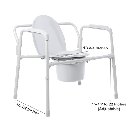 COMMODE, FOLDING HD 650LBSBS