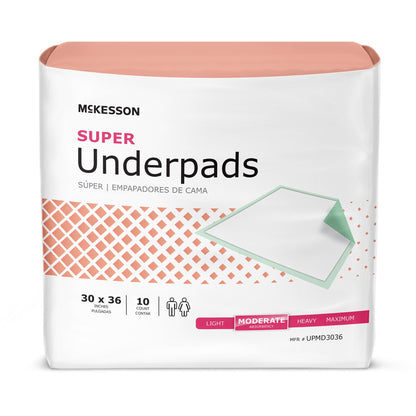 UNDERPAD, MODERATE ABSRB 30X36