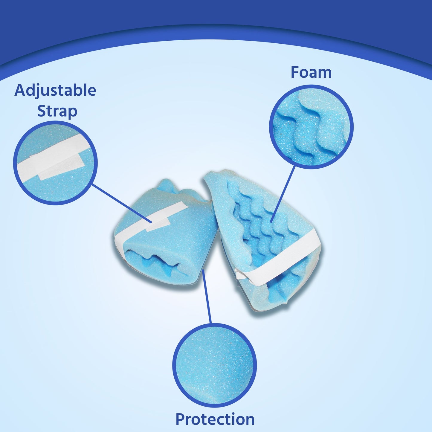 HEEL PROTECTOR, BLU