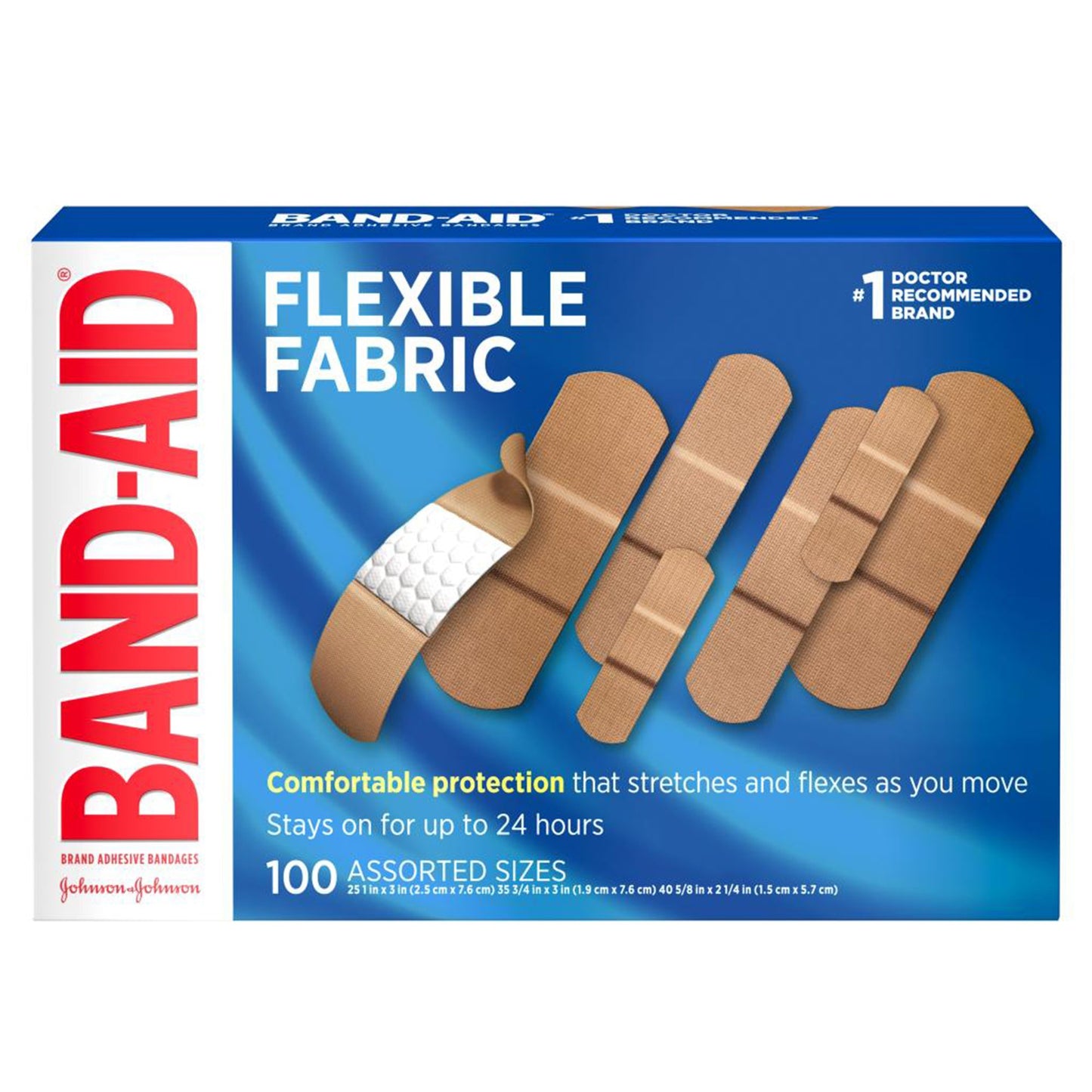 BANDAGE, ADH BAND-AID FLEXIBLEFABRIC