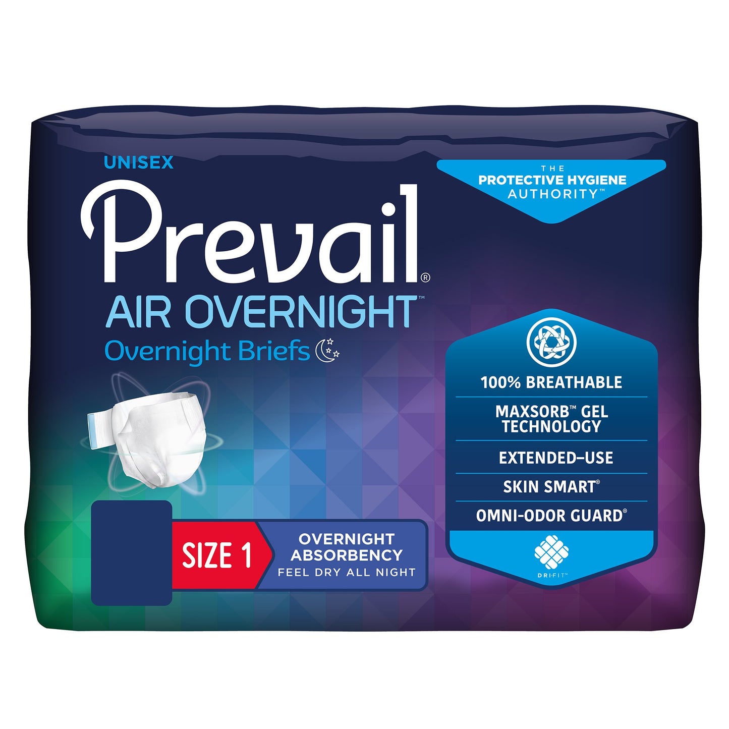 BRIEF, INCONT PREVAIL AIR OVERNIGHT SZ1/M