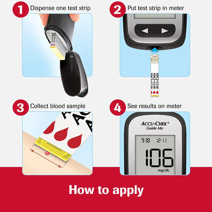 TEST STRIP, BLD GLUC ACCU-CHEKGUIDE/GUIDE ME METER