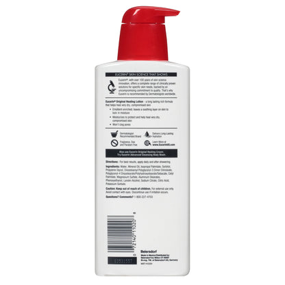 LOTION, EUCERIN UNSCNTD W/PUMP16.9OZ 9BEIRS