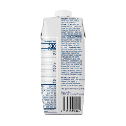 SHAKE, NUTRITION KATE FARMS COFFEE 11 FL OZ 325ML