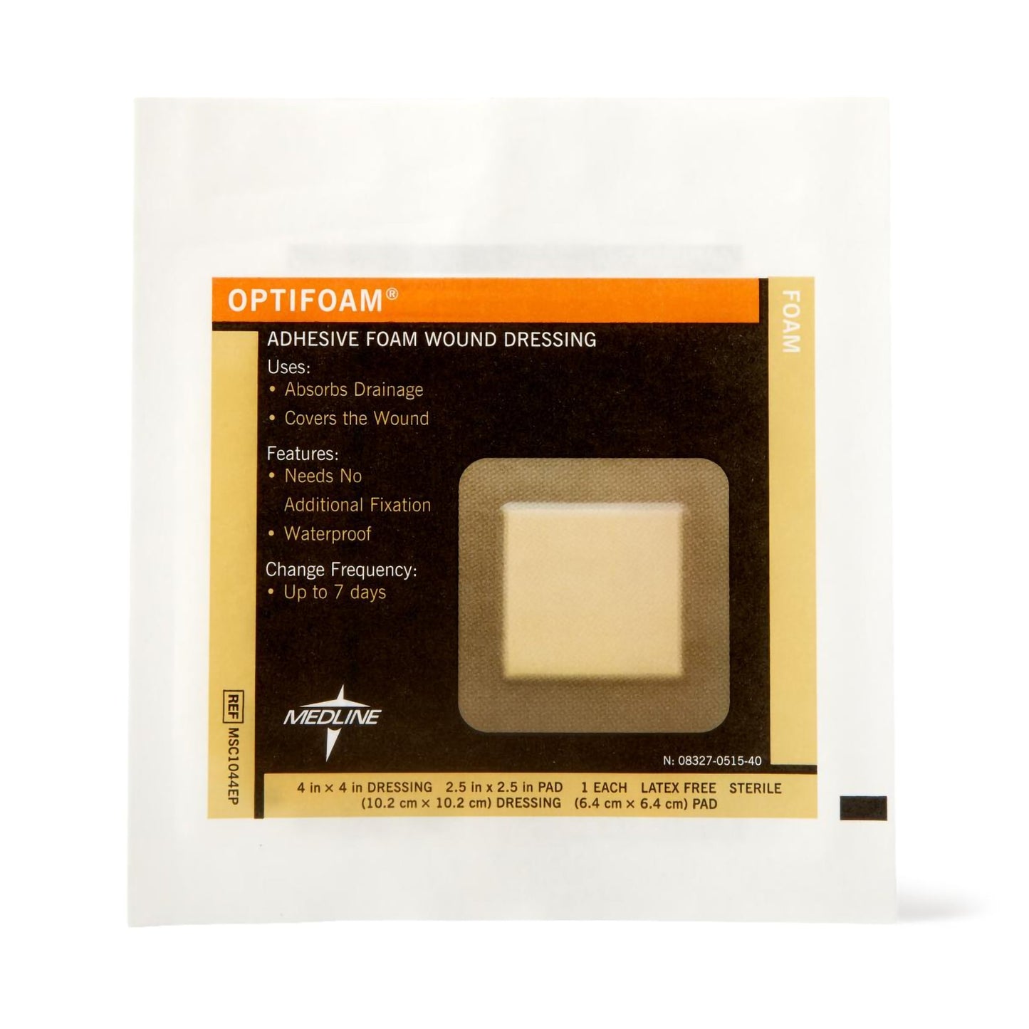 DRESSING, ADHSV OPTIFOAM 4"X4"