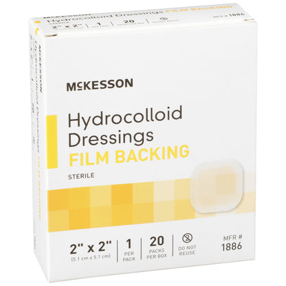 DRESSING, HYDROCOLLOID FILM-BCK STR 2X2"