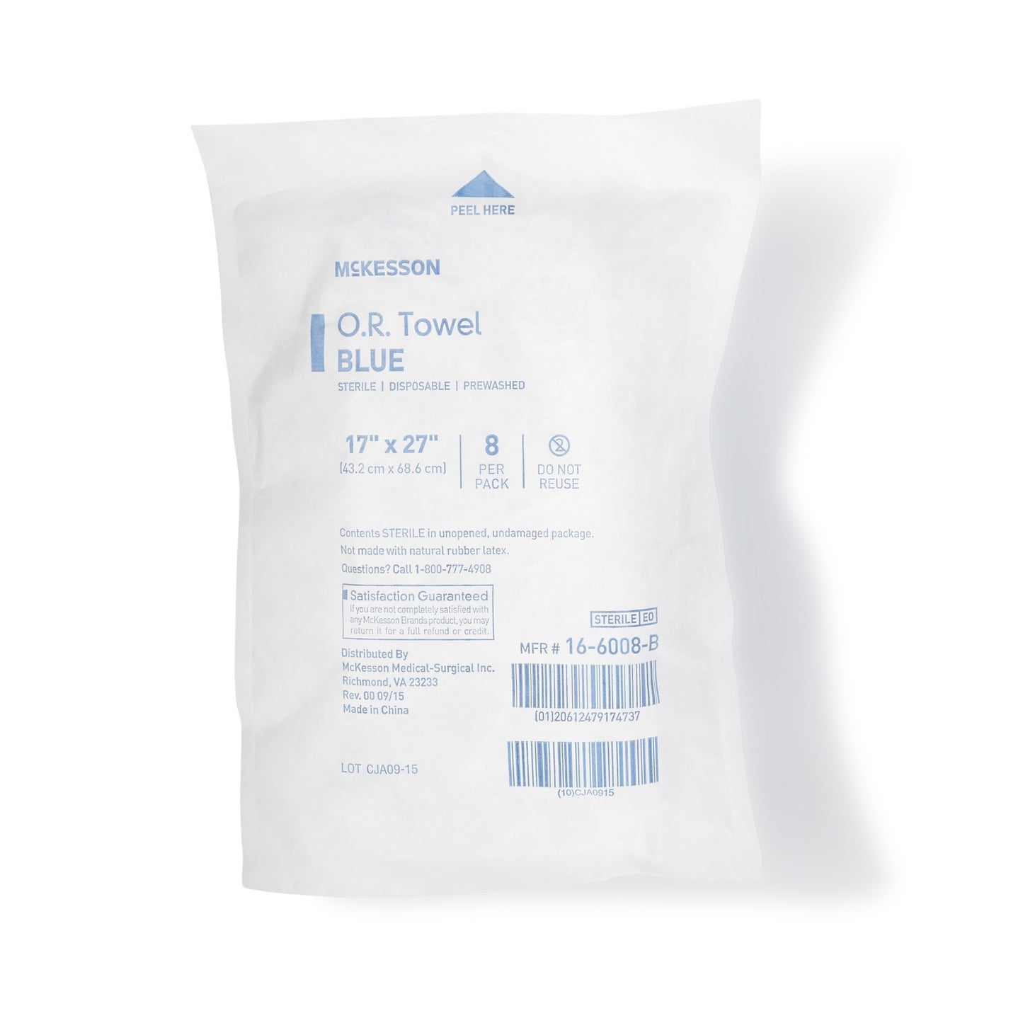 TOWEL, OR STR BLU DISP