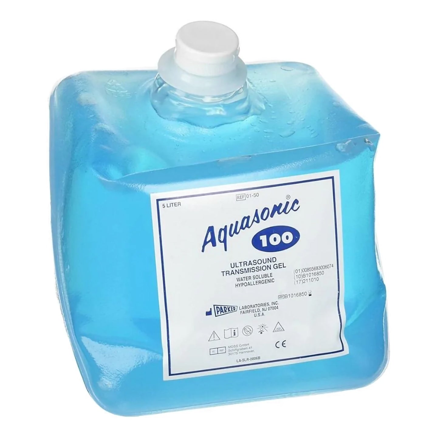 GEL, ULTRASOUND AQUASONIC 5L BLU
