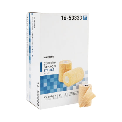 BANDAGE, COHESIVE STR TAN 3"