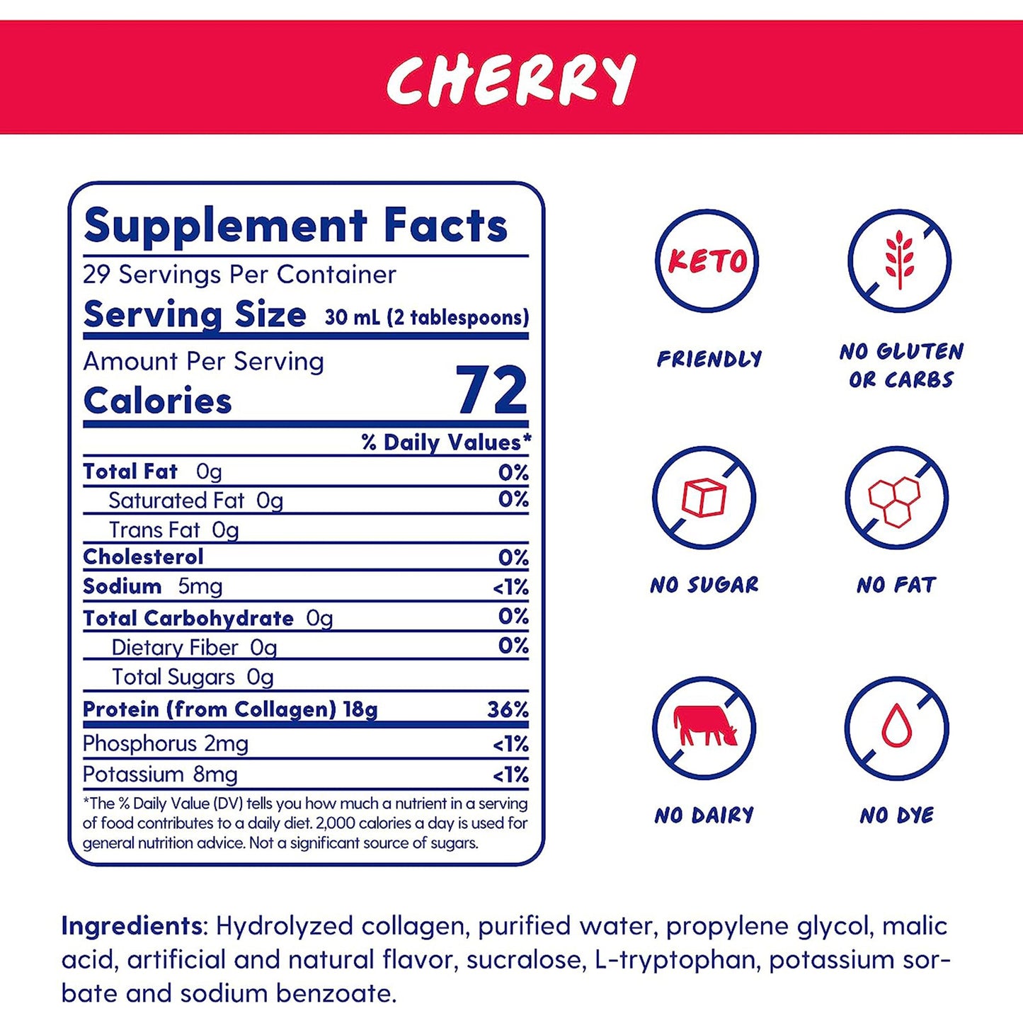 PROTEINEX-18, LIQ BLK CHERRY 30OZ