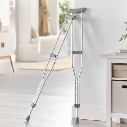 CRUTCH, ALUM PSH-BTN ADJ ADLT350LB