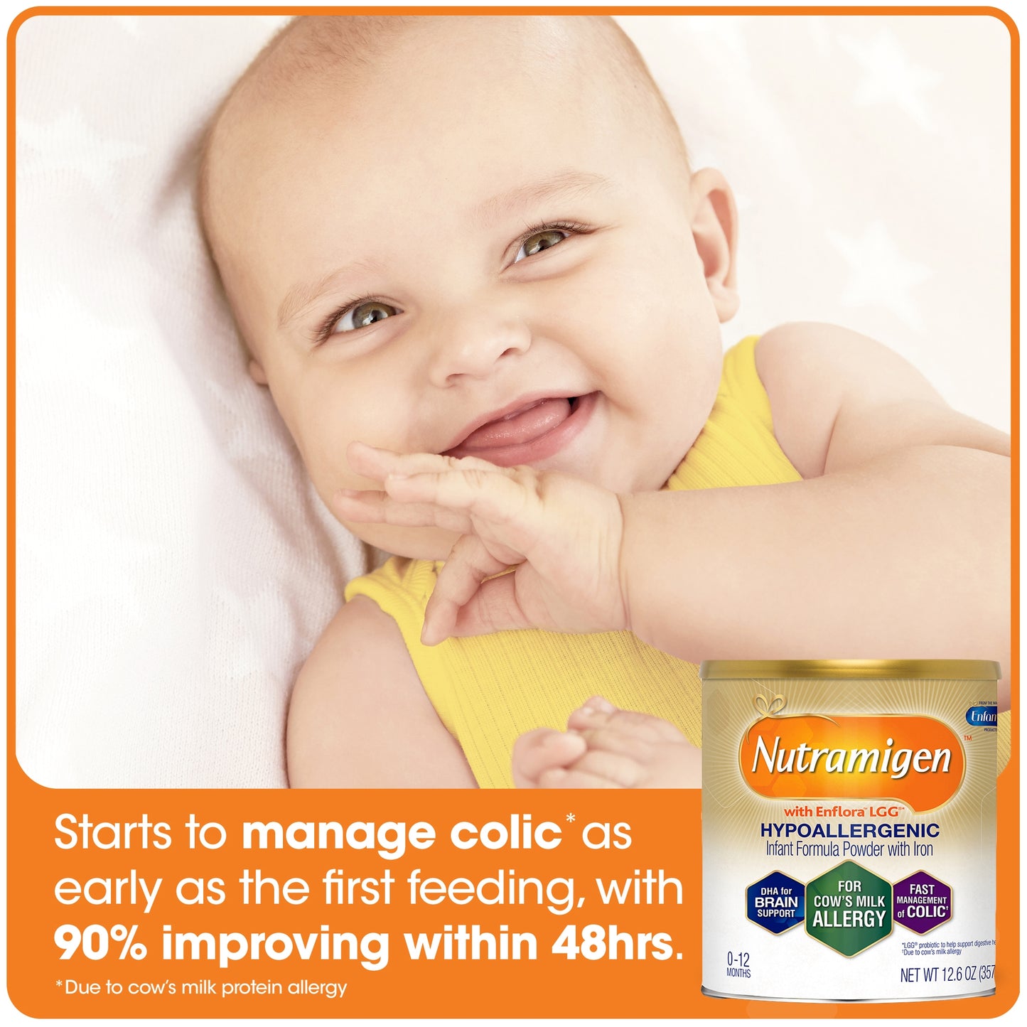 NUTRAMIGEN W/PROBIOTIC LGG, PDR 12.6OZ