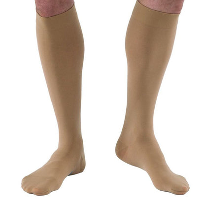 STOCKING, KNEE HI CLSD TOE 15-20 BGE MED SNCAST