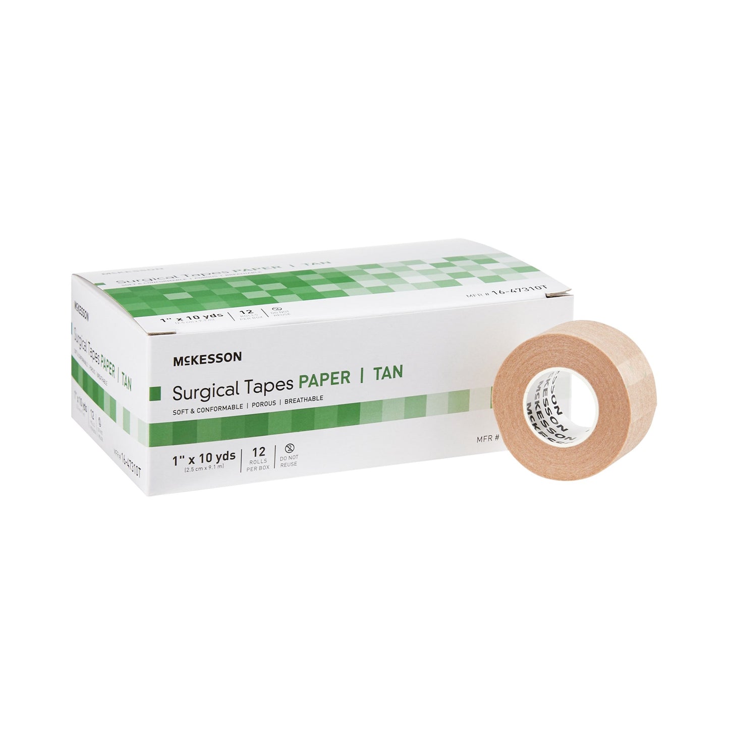 TAPE, ADHSV PAPER BRN 1"X10YDS