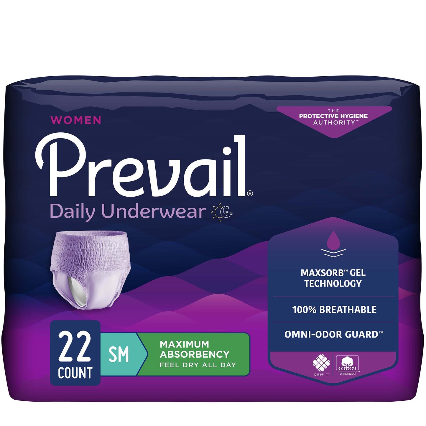 UNDERWEAR, WOMEN MAX ABSRB SM20"-34"