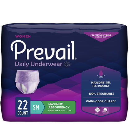 UNDERWEAR, WOMEN MAX ABSRB SM20"-34"