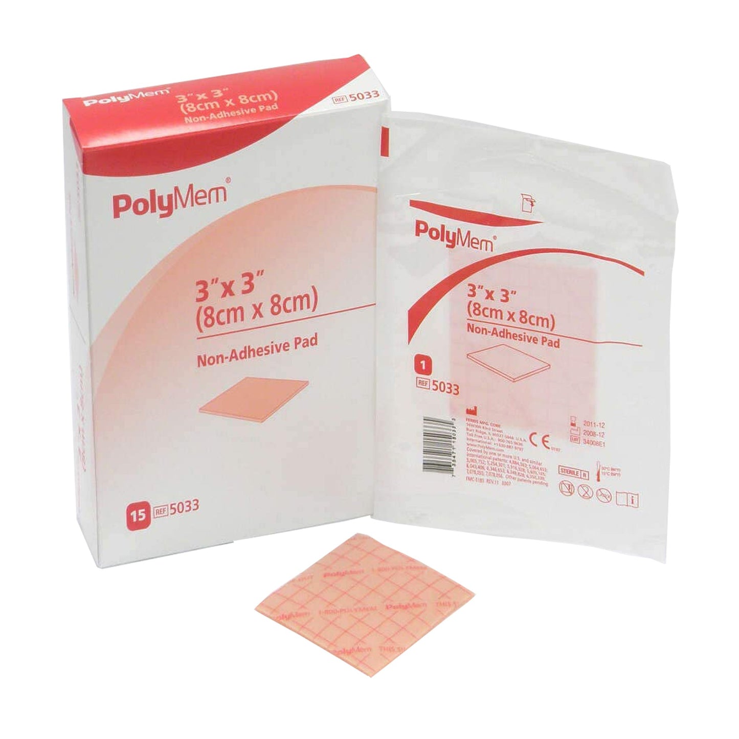 DRESSING, POLYMEM WND CARE 3X3"
