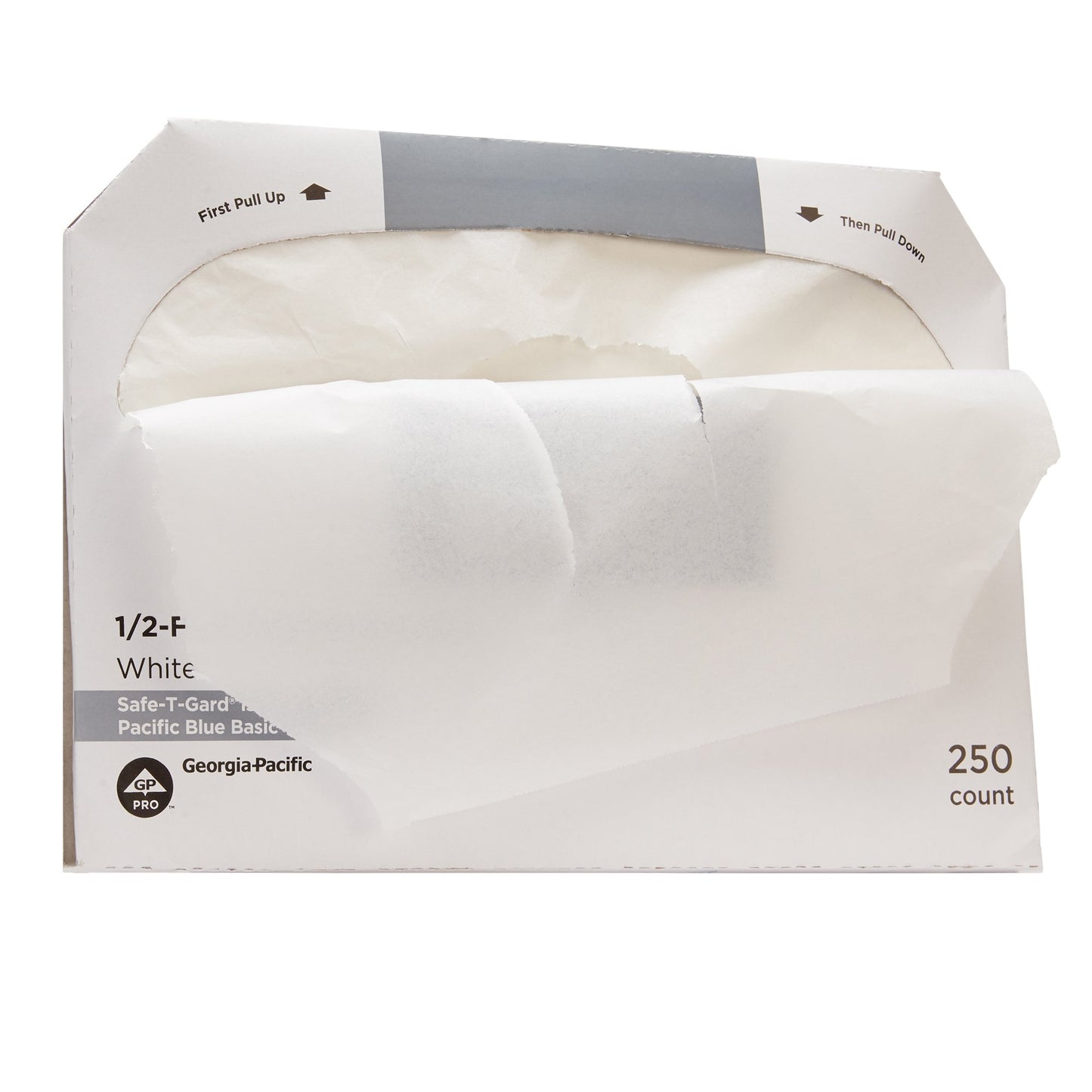 COVER, TOILET SEAT HALF-FOLD WHT