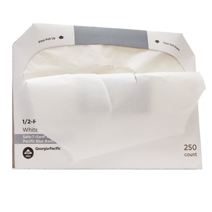 COVER, TOILET SEAT HALF-FOLD WHT