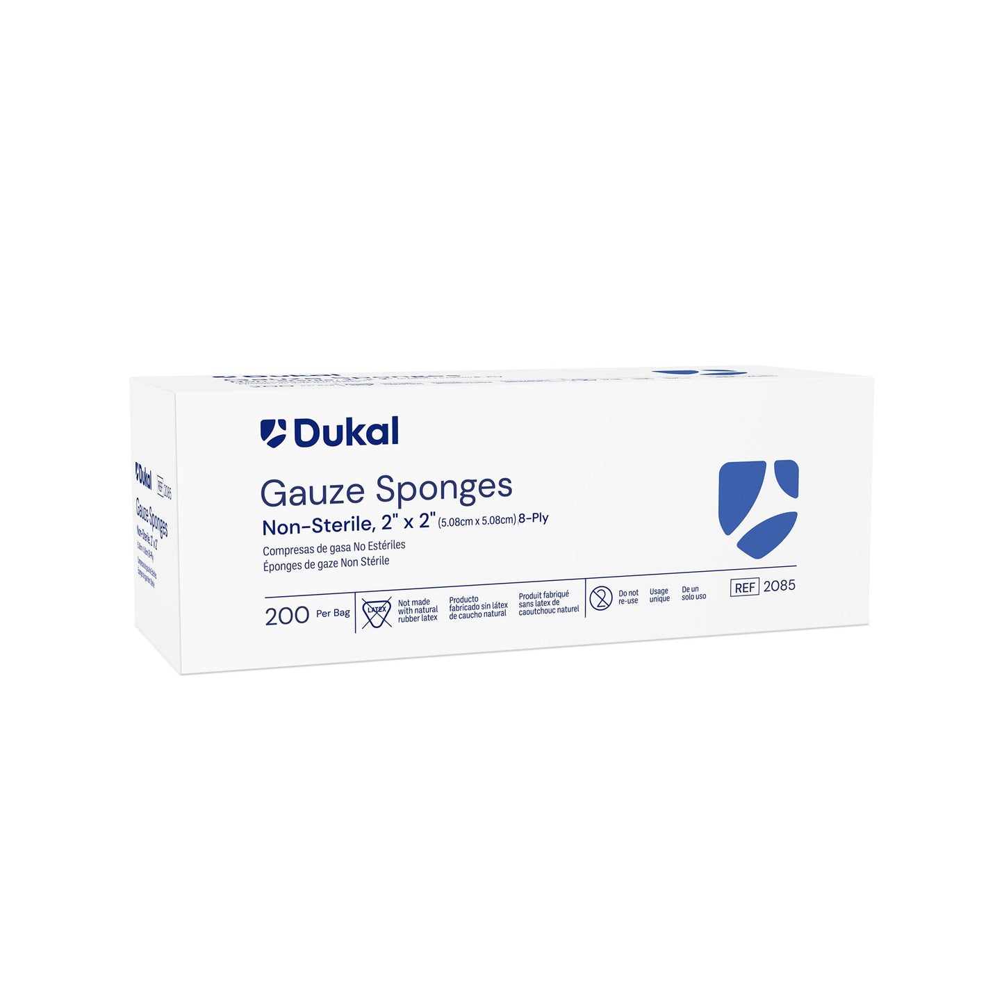 SPONGE, GAUZE 2"X2" 8PLY N/S
