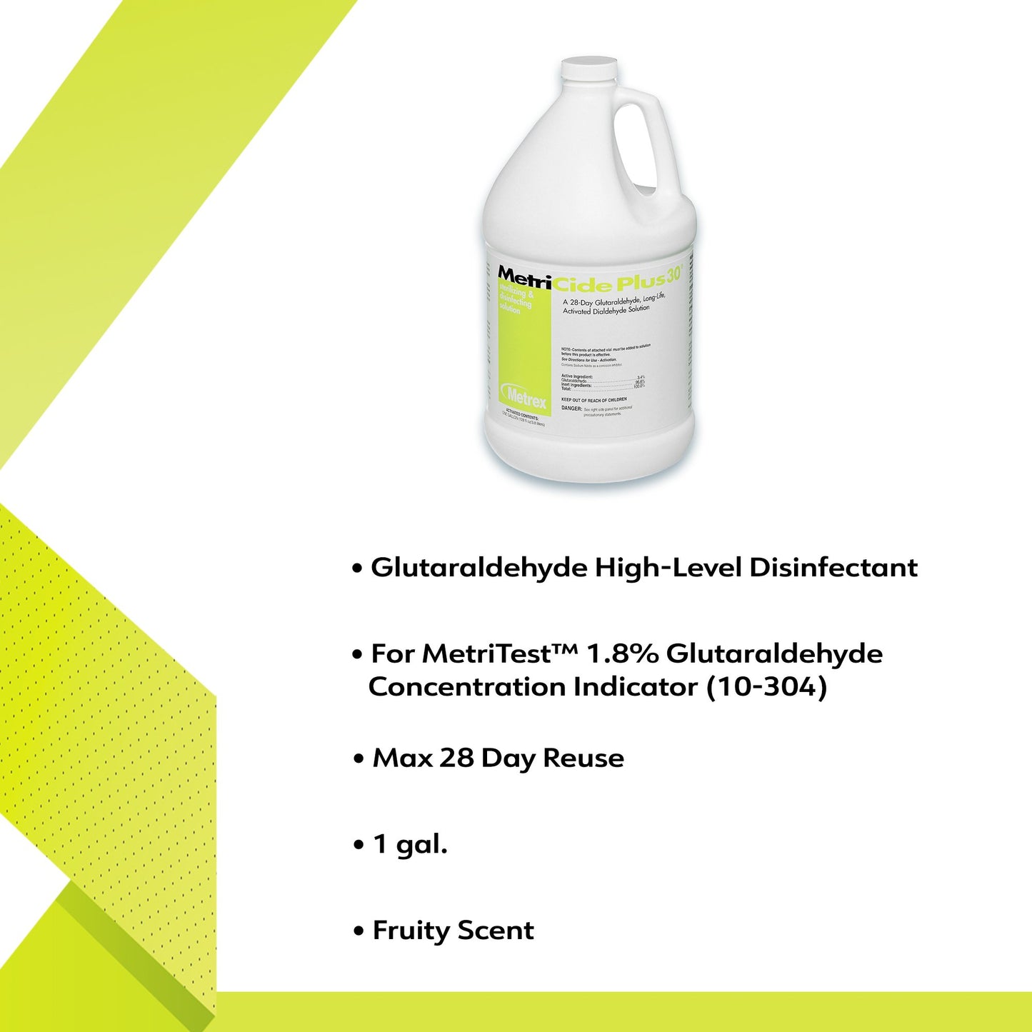 DISINFECTANT, METRICIDE + 30GL