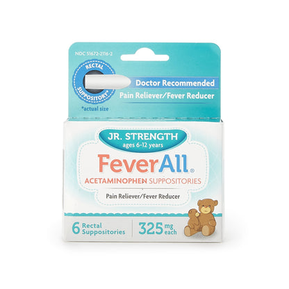 FEVERALL, SUPPOSITORY RECTAL JR 325MG