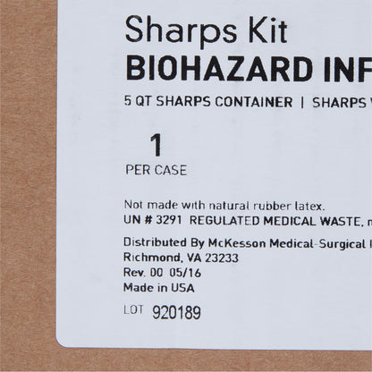 CABINET, SHARPS W/GLOVE HOLDERMGM128
