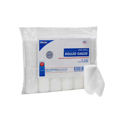 GAUZE, ROLLED N/S 3" 2PLY