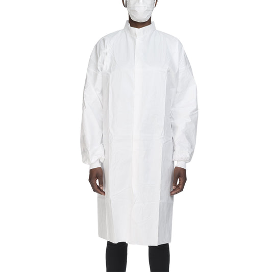 FROCK, CLEANROOM W/THUMB LOOPLG
