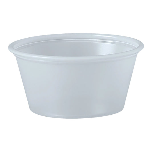 CUP, SOUFFLE PLAS TRNSLCNT 2OZ