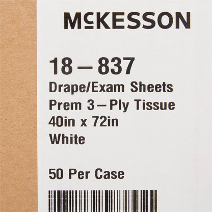 SHEET, DRAPE 3PLY WHT 40X72